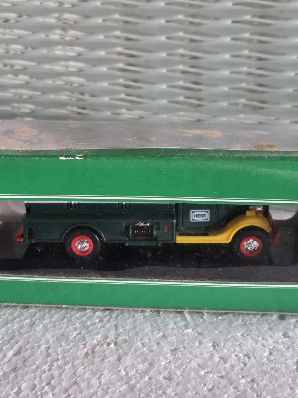 Hess Green & Yellow Miniature First Truck Toy - 2000
